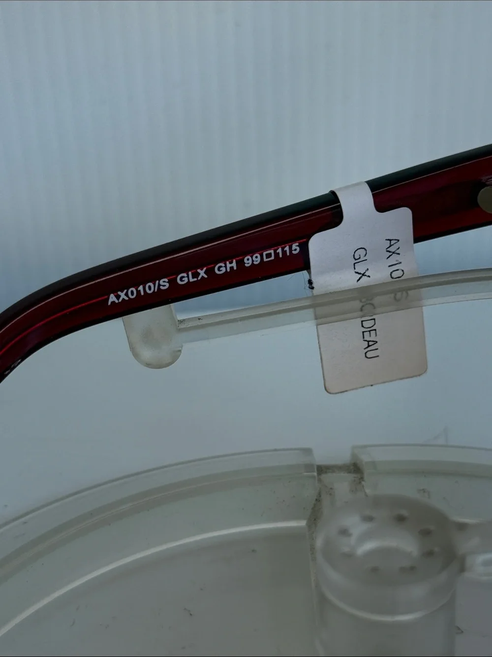 NEW ARMANI EXCHANGE AX010/S Bordeaux Red Sunglasses NEW WITHOUT TAGS